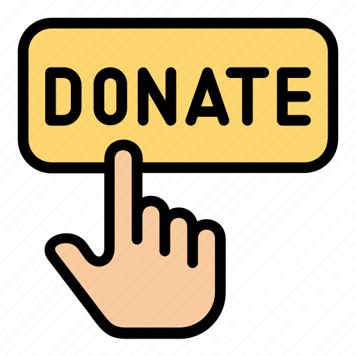 Donation, click, hand icon - Download on Iconfinder