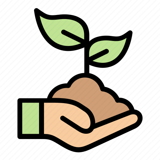 Donation, sapling, environtment, hand, growth icon - Download on Iconfinder