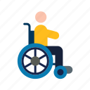disable aid, elderly, handicapped, wheelchair, assist, impairment, patient, healthcare
