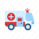 ambulance, emergency, hospital, vehicle, red cross, healthcare, medic, rescue