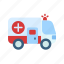 ambulance, emergency, hospital, vehicle, red cross, healthcare, medic, rescue 