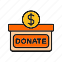 donation box, charity, donate, welfare, contribution, fundraising, care, funding