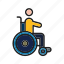 disable aid, elderly, handicapped, wheelchair, assist, impairment, patient, healthcare 