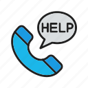help, assistance, call center, support, hotline, helpline, phone receiver, telecommunication