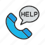 help, assistance, call center, support, hotline, helpline, phone receiver, telecommunication 