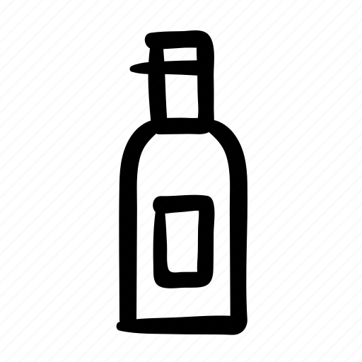 Bar, bottle, business, doodle, shop, whisky bottle, wine bottle icon - Download on Iconfinder