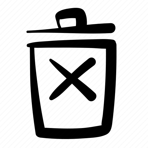 Bin, business, doodle, finance, recycle bin, recycling bin, trash icon - Download on Iconfinder