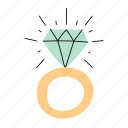 diamond, ring, engagement, gift, marriage, wedding