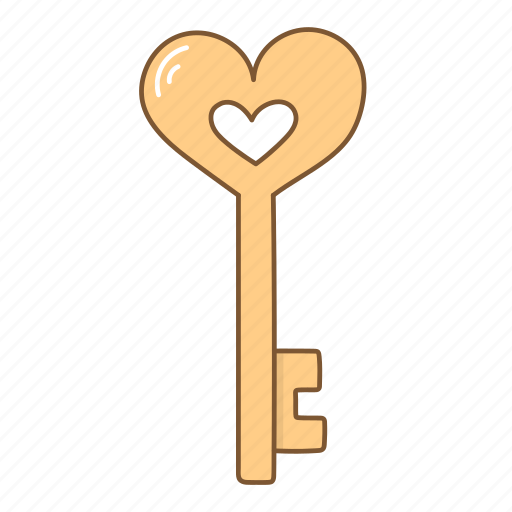 Lock, heart, valentine, key, love icon - Download on Iconfinder