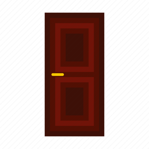 Brown, door, doorway, entrance, home, house, wooden icon - Download on Iconfinder
