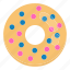 cake, donut, donuts, doughnut, iced, pastry, ring 
