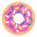 cake, donuts, doughnut, food, junk, ring, sweet