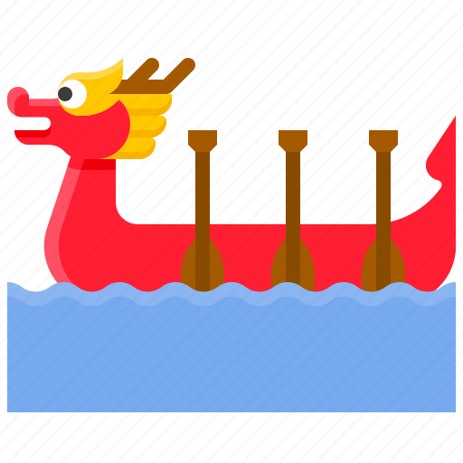 Festival, dragonboat, chinese, dragon boat, boat icon - Download on Iconfinder