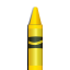 crayon3, wellow crayon tip, yellow 