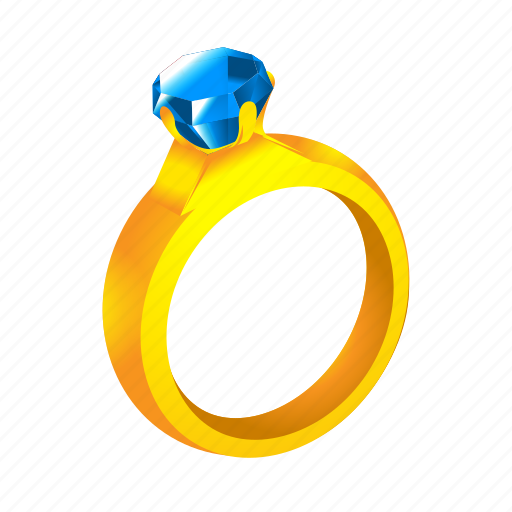 Buy, cloth, diamond, dress, gold, jewel, ring icon - Download on Iconfinder