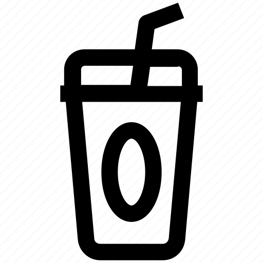 .svg, cup with straw, disposable cup, drink, soda drink, soft drink soda icon - Download on Iconfinder
