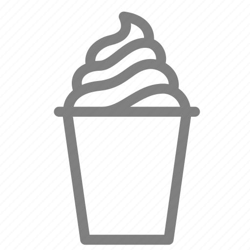 Blend, cream, drink, frappe, ice cream, whip icon - Download on Iconfinder