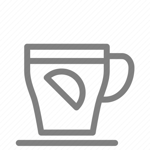 Beverage, cold, cup, drink, hot, lemon, tea icon - Download on Iconfinder