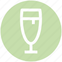 .svg, alcohol, champagne, champagne glass, drink, glass for champagne
