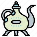 drink, hot, tea, teapot, vessel