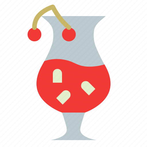 Blossom, cherry, cocktail, drink, glass icon - Download on Iconfinder