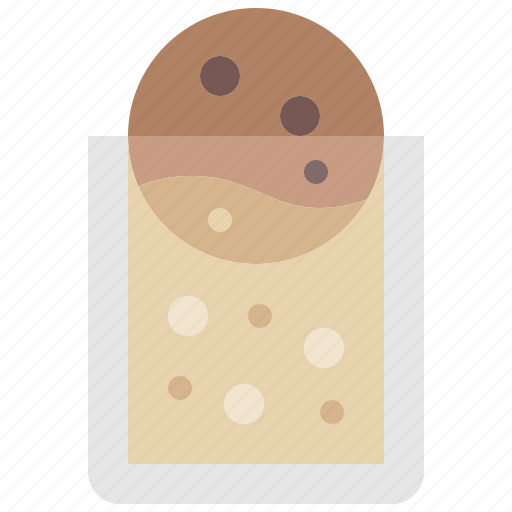 Cookie, milk, dessert, drink, snack, biscuit, glass icon - Download on Iconfinder