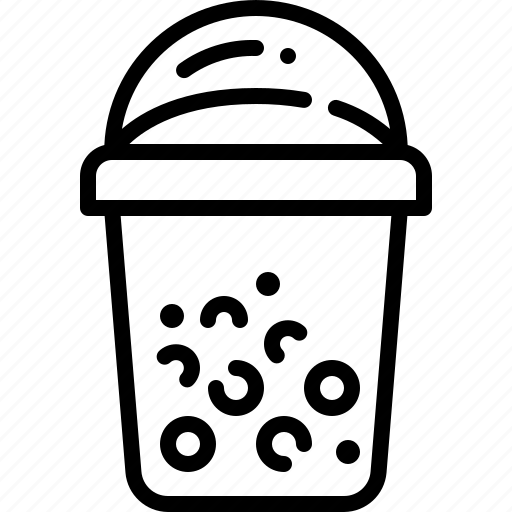 Bubble, tea, boba, drink, cup, milk, beverage icon - Download on Iconfinder