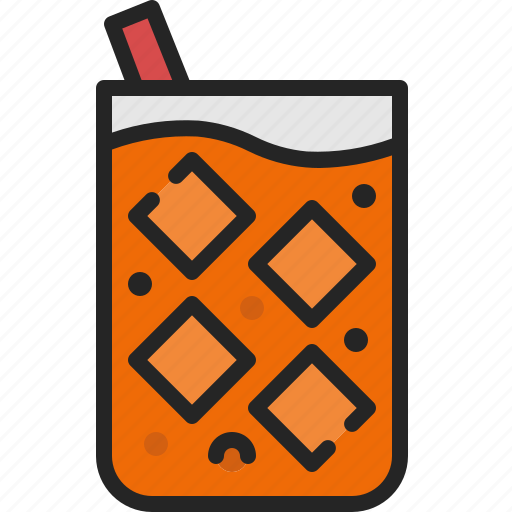 Cold, drink, ice, glass, refreshment, beverage, soft icon - Download on Iconfinder