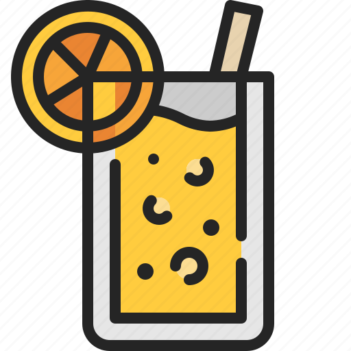 Lemonade, lemon, juice, drink, glass, beverage, citrus icon - Download on Iconfinder
