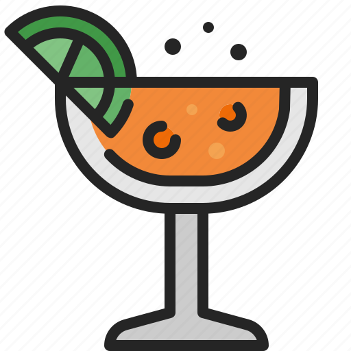 Mocktail, cocktail, juice, drink, alcohol, beverage, glass icon - Download on Iconfinder