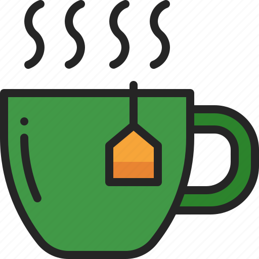 Tea, cup, herbal, hot, drink, beverage, cafe icon - Download on Iconfinder