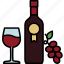 wine, grape, alcohol, alcoholic, beverage, drink, bottles 
