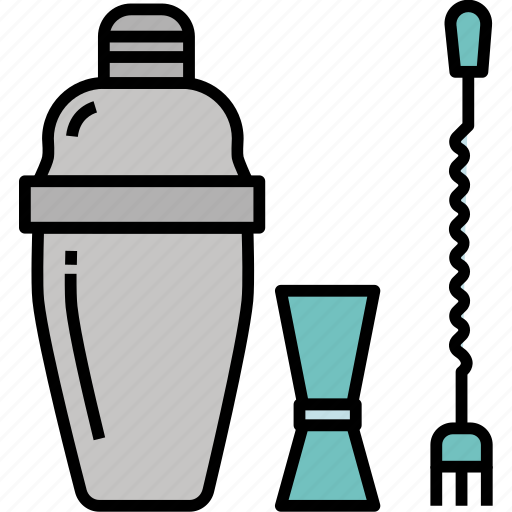 Shaker, drink, utensil, equipment, beverage, bartender, cocktail icon - Download on Iconfinder