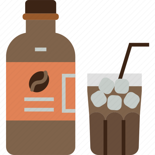 Cold, brewed, coffee, brew, bottle, drink, ice icon - Download on Iconfinder