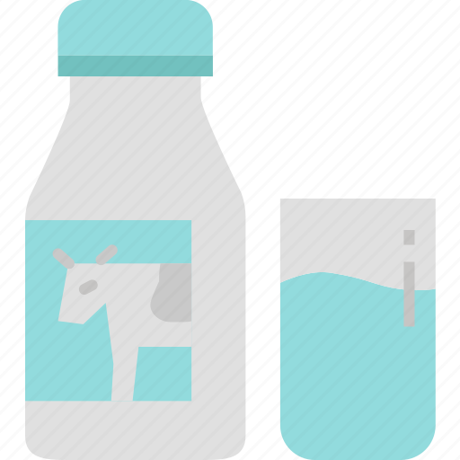 Milk, dairy, cow, drink, fresh, food, bottle icon - Download on Iconfinder