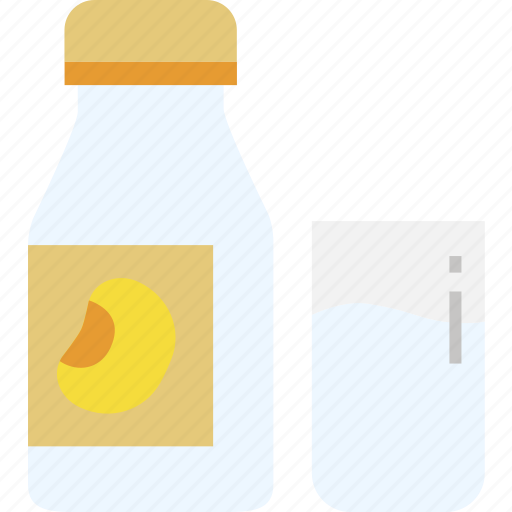Soy, milk, beverage, drinks, glass, drink icon - Download on Iconfinder