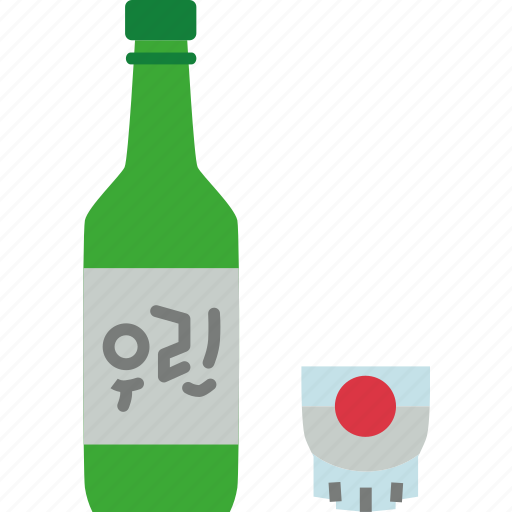 Alcohol, alcoholic, beverage, drinks, korean, soju icon - Download on Iconfinder