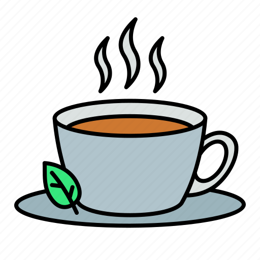 Tea, leaves, cup, drink, beverage icon - Download on Iconfinder