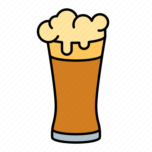 Beer, glass, pub, alcohol, drink, beverage icon - Download on Iconfinder