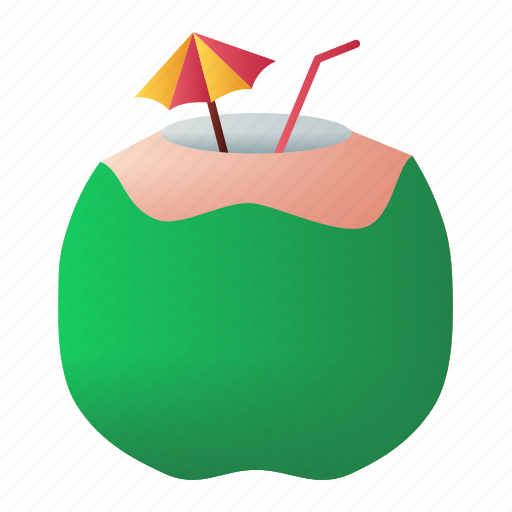 Coconut, drink, summer, beverage, fruit icon - Download on Iconfinder