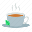tea, leaves, cup, drink, beverage