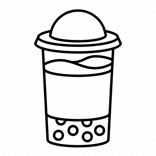 Boba, pearl, bubble, tea, drink, beverage, cup icon - Download on Iconfinder