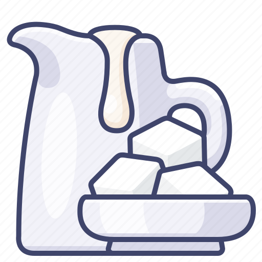 Coffee, milk, pot, sugar icon - Download on Iconfinder