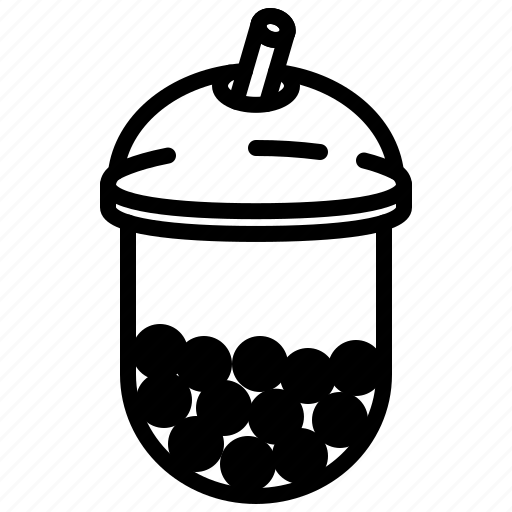 Boba, bubble, milk, tea icon - Download on Iconfinder