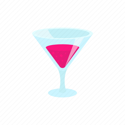 Beverages, drink, booze, cocktail, glass, lemonade, pink icon - Download on Iconfinder