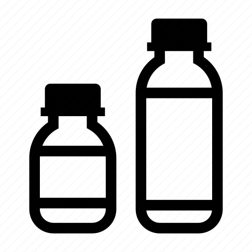 Water, milk, bottles, beverage, drinks icon - Download on Iconfinder