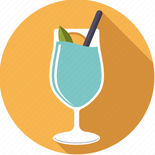Alcohol, beverage, blue, cocktail, drink, glass, swimming pool icon - Download on Iconfinder