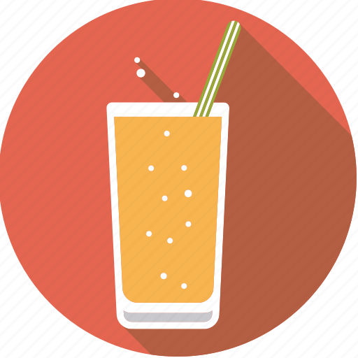 Beverage, drink, glass, lemonade, soft, sparkling, straw icon - Download on Iconfinder