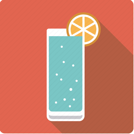 Alcohol, beverage, cocktail, drink, gin tonic, lemon, soda icon - Download on Iconfinder
