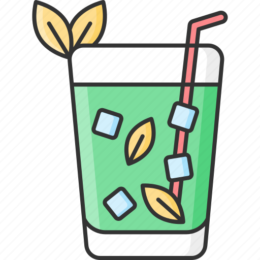 Mojito, cocktail, soda water, beverage, glass icon - Download on Iconfinder